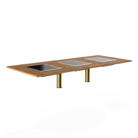 Steelite MGCITD02BBXX - Warming Triple Drop In Top, 71.0" X 29.5", Modular