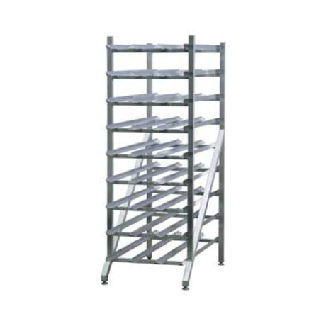 New Age Industrial 1256 Can Storage Rack Stationary Design With Adjustable Feet Sloped Glides For Automatic Can Retrieval