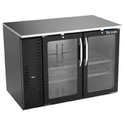 Victory VBB48HC-FG-B - Back Bar Refrigerator, Food Rated, Two-section