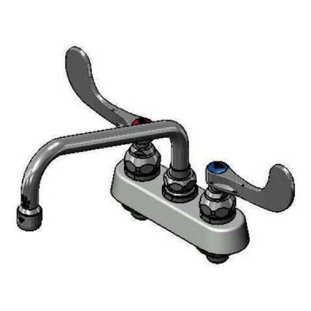 T&S Brass B-1111-WH4 Workboard Faucet Deck Mount 4" Centers