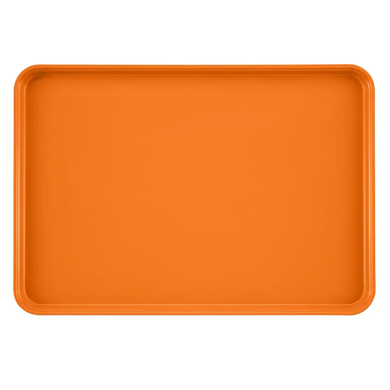 Cambro 1826222 Camtray® Rectangular 17-7/8" X 25-3/4" Orange Pizzazz