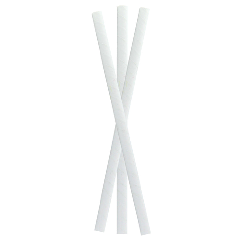 PacknWood 210CHP8WH - Eco Smoothie Straws, 0.3" Dia., 7.75"L