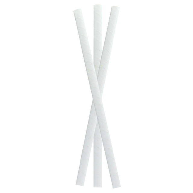 PacknWood 210CHP8WH - Eco Smoothie Straws, 0.3" Dia., 7.75"L