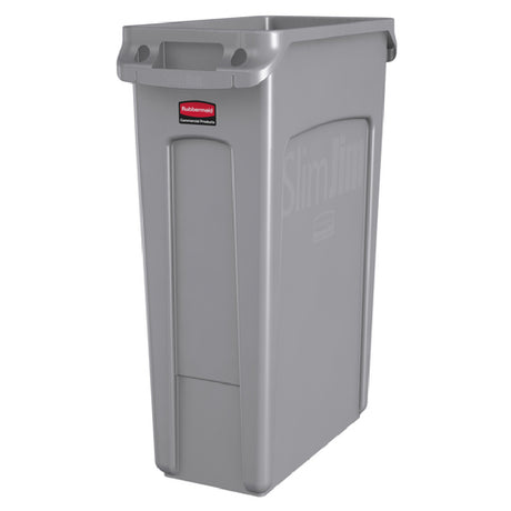 Rubbermaid FG354060GRAY - Slim Jim® Container, 23 Gallon, 22"W X 11"D X 30"H