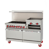 American Range AR-6B-24RG-DSB_NAT - Restaurant Range, Gas, 60"