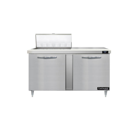 Continental Refrigerator D60N12M Designer Line Mighty Top Sandwich Unit 60"W Two-section