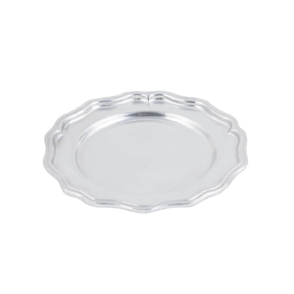 Bon Chef 1032 Queen Anne Bread & Butter Plate 7" Aluminum With Pewter-Glo Finish