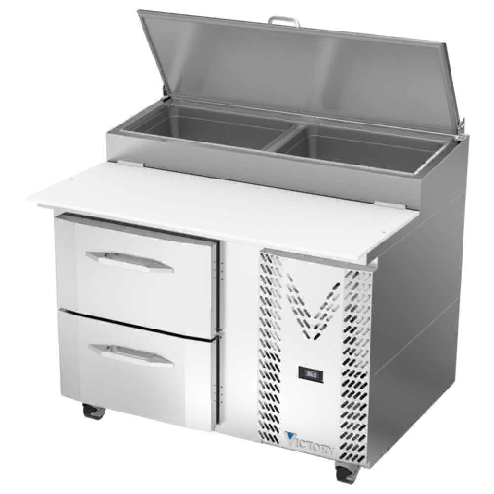Victory VPPD46HC-2 - Pizza Prep Table, Powered By V-Core™, One-section