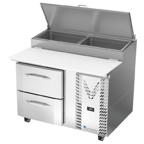 Victory VPPD46HC-2 - Pizza Prep Table, Powered By V-Core™, One-section
