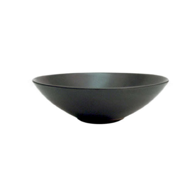 CAC China 666-28-BLK Japanese Style Salad Bowl 30 Oz. 8" Dia. X 2-1/2"H