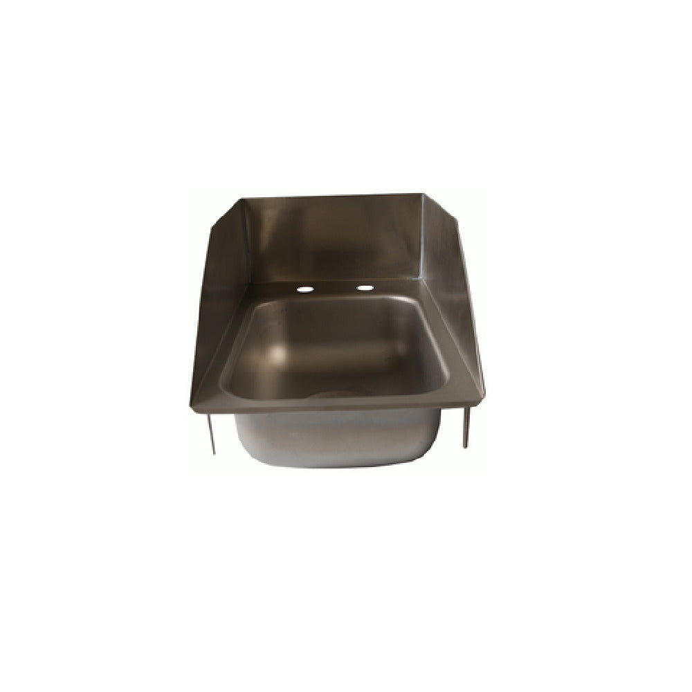 NBR Equipment DI-1-101405LR Drop-In Sink One-compartment 12-5/8"W X 18-1/2"D X 10-1/2"H Overall Size