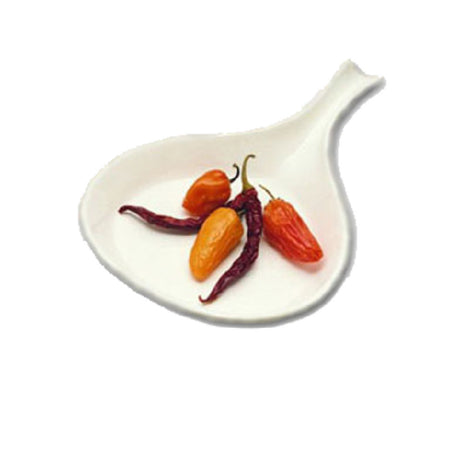 Bon Chef 5011RED - Individual Salad/Sandwich/Egg Pan, 8", Aluminum With Ceramic-look Coating