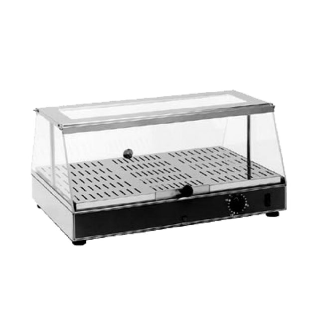 Equipex WD-100 Roller Grill Top Gon Display Warmer Countertop 1 Shelf