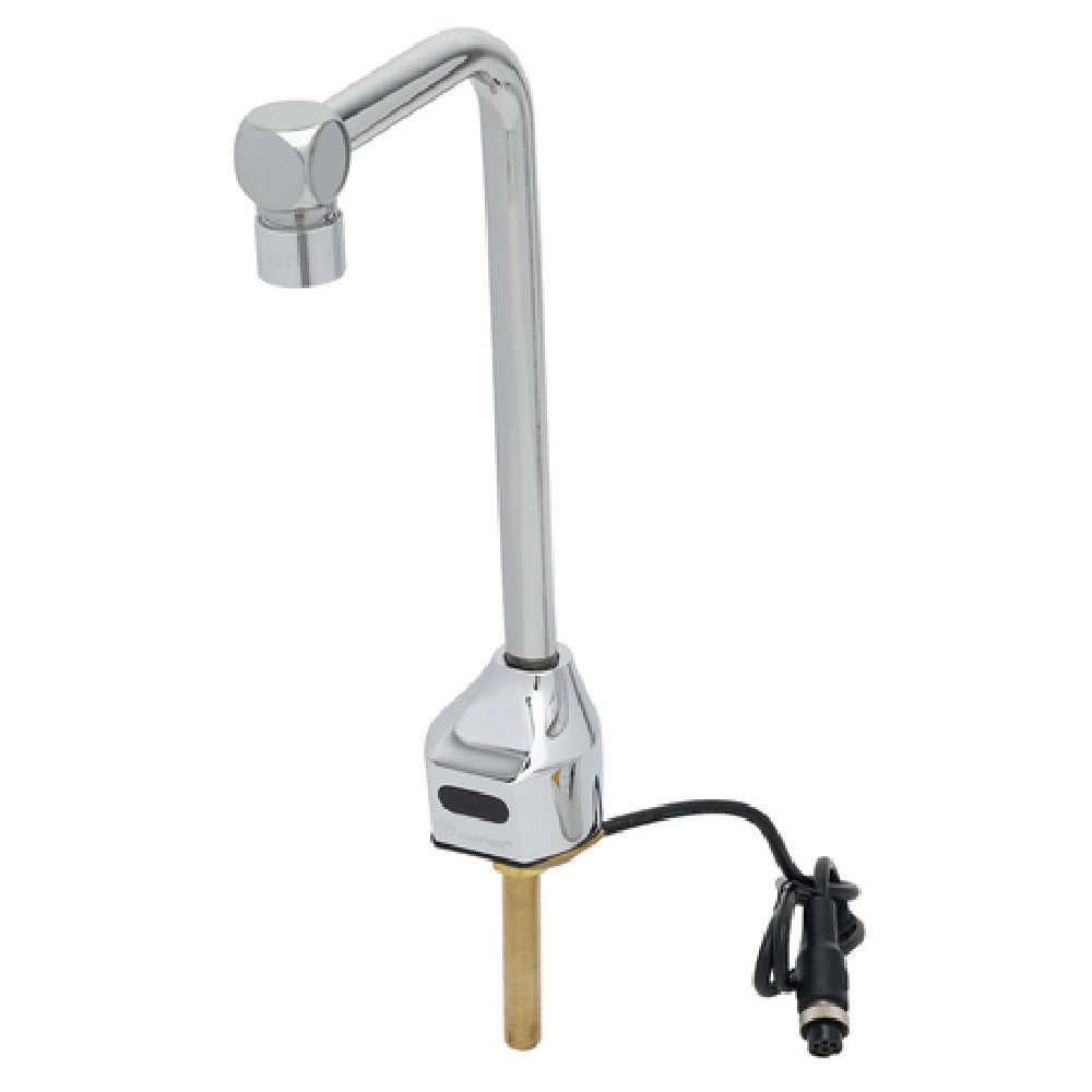 T&S Brass EC-1210-10 ChekPoint™ Electronic Glass Filler Deck Mount Rigid High-arc