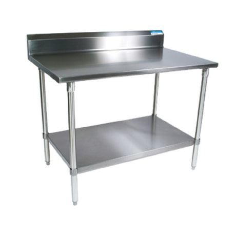 BK Resources VTTR5-6030 Work Table 60"W X 30"D 18/430 Stainless Steel Top