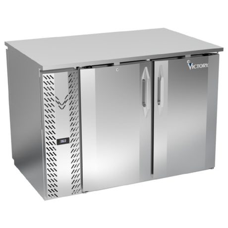 Victory VBB48HC-F-PT-S - Pass-Thru Back Bar Refrigerator, Food Rated, Two-section