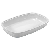 Bauscher Hepp T7814 - Tura Collection Crock Insert, 9/10 Qt., 10-7/16" X 6-3/8" X 1-9/16"H