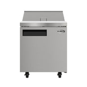 Koolmore KM-PTR27-1D - Salad And Sandwich Prep Table, 27.5"W, 8 Cu Ft.
