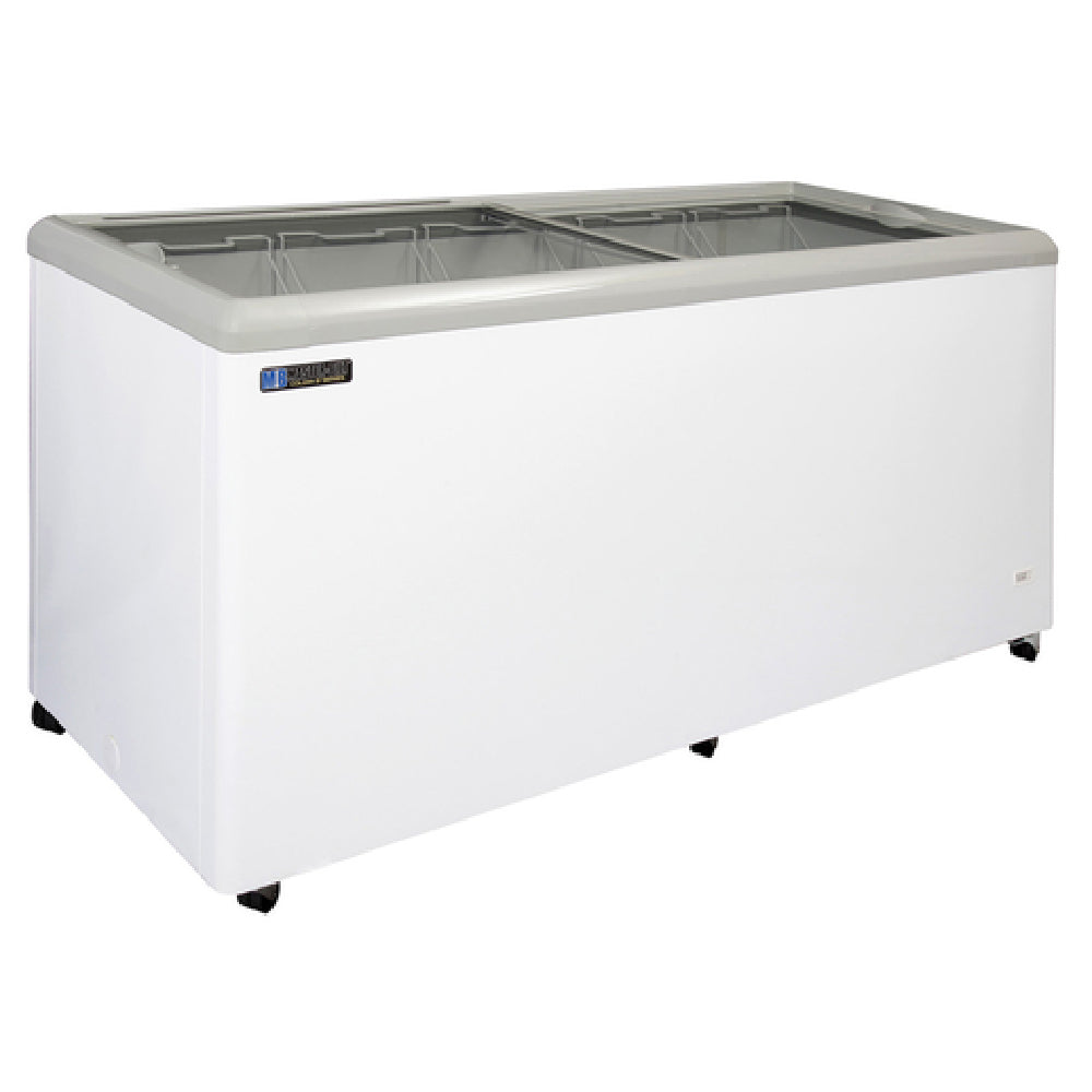 Master-Bilt MSF-71AN COLDIN-3™ Display Freezer 20.0 Gross Cu. Ft. Flat Tempered Glass Sliding Lids