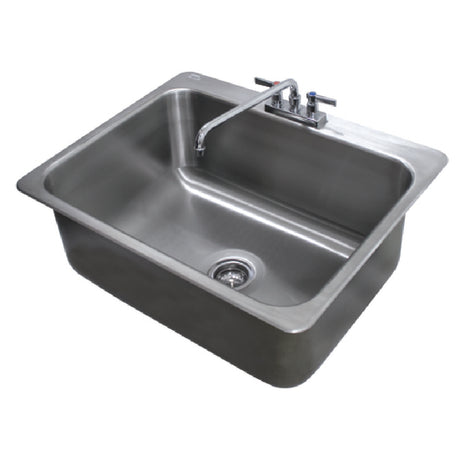 Advance Tabco DI-1-2812 Drop-In Sink 1-compartment 28"W X 20"D Front-to-back X 12" Deep Sink Bowl