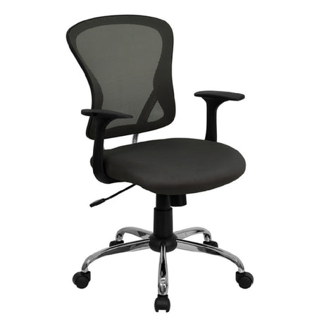 Flash Furniture H-8369F-DK-GY-GG Swivel Task/Office Chair 36" To 40" Adjustable Height