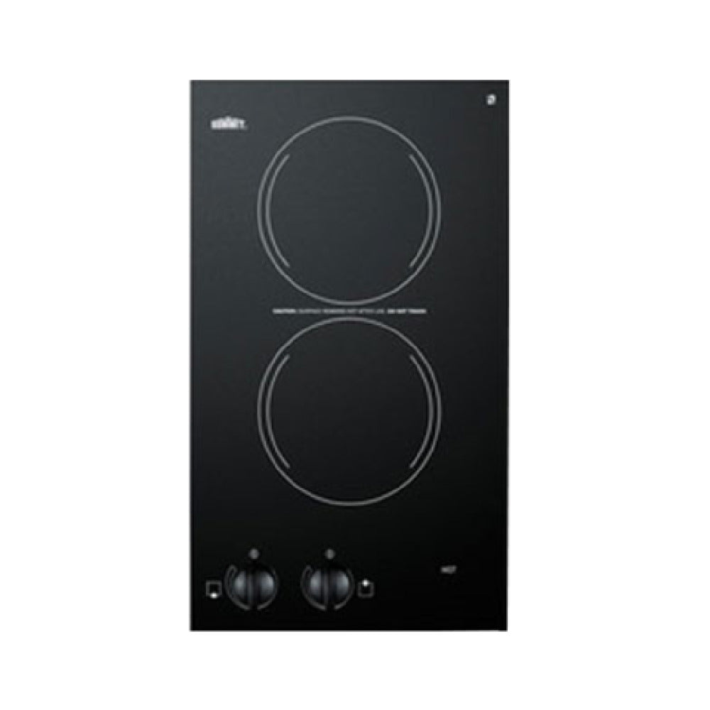 Summit CR2220B Radiant Cooktop Electric 12" W