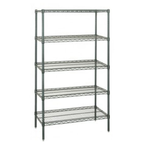 Quantum WR86-2172P-5 Wire Shelving Starter Kit 72"W X 21"D X 86"H 600 800 Lb. Capacity