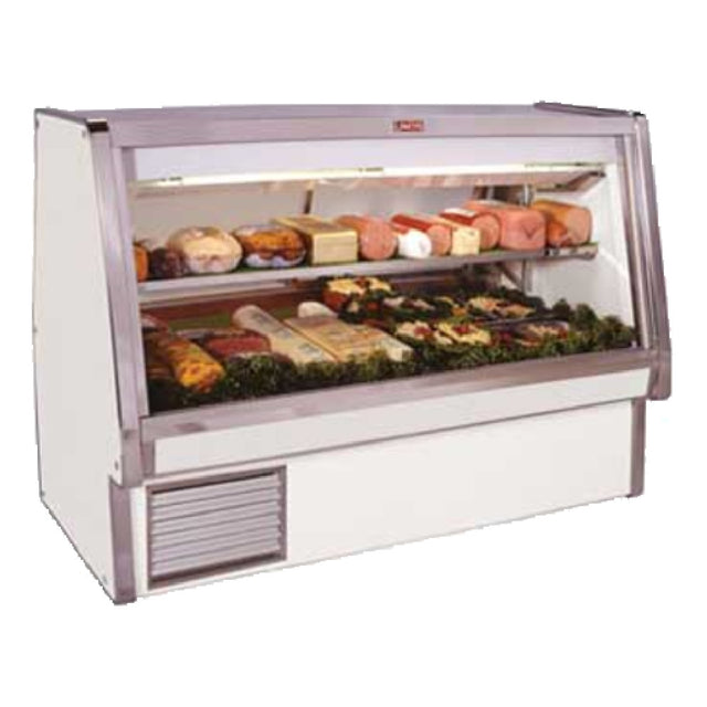 Howard-McCray SC-CDS34E-10-LED Deli Meat & Cheese Service Case Double Duty Endless Design 124-1/2"W