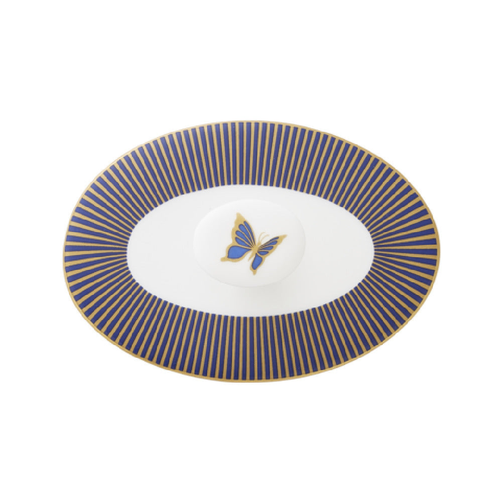 Steelite 82135AND0341 Covered Sugar Lid 4.125" X 2.875" X 1.0" Oval