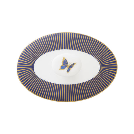 Steelite 82135AND0341 Covered Sugar Lid 4.125" X 2.875" X 1.0" Oval