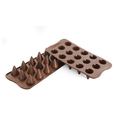 Louis Tellier SCG20 Kono Chocolate Mold 1" Dia. X 1.1”H Mold Size Makes (15) 0.25 Oz. Pieces Per Quantity