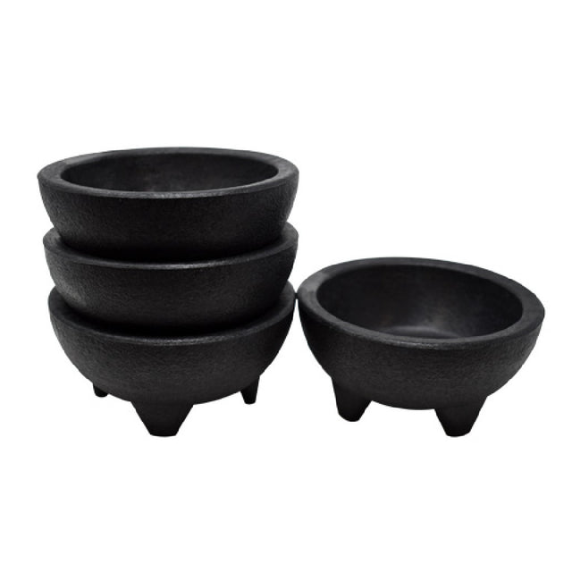 Omcan 80951 (80951) 10 Oz. Molcajete Salsa Bowl 5.1"Dia 2.8"H