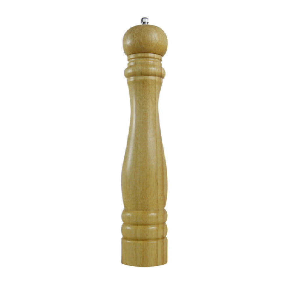 Thunder Group WDPM112BR Rubberwood Pepper Mill 12"H