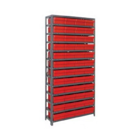 Quantum 1875-606_BLUE - Shelving Unit, 18"D X 36"L X 75"H, Heavy Duty