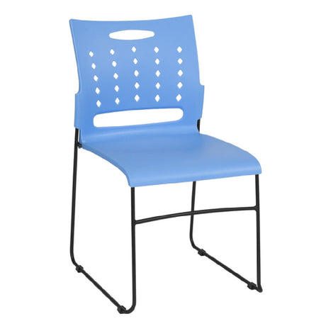 Flash Furniture RUT-2-BL-GG Hercules Series Stacking Chair 881 Lb. Weight Capacity