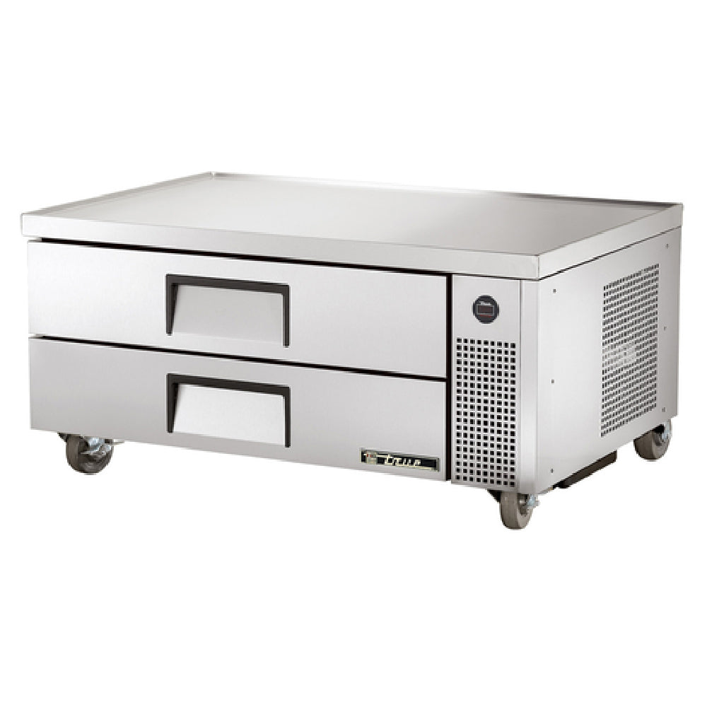 True Refrigeration TRCB-52 Refrigerated Chef Base 51-7/8"W One-piece 300 Series 18 Gauge Stainless Steel Top With V Edge