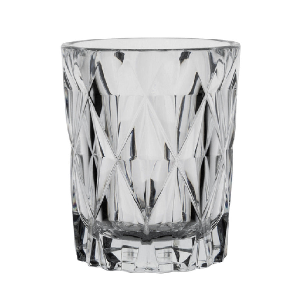 Steelite 7030DR052 Cut Tumbler 9 Oz. (H 3-7/8" M 3-1/8" T 3-1/8" B 2-3/4") Polycrystal®