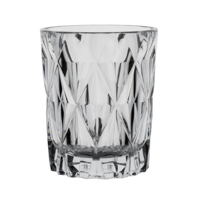 Steelite 7030DR052 Cut Tumbler 9 Oz. (H 3-7/8" M 3-1/8" T 3-1/8" B 2-3/4") Polycrystal®