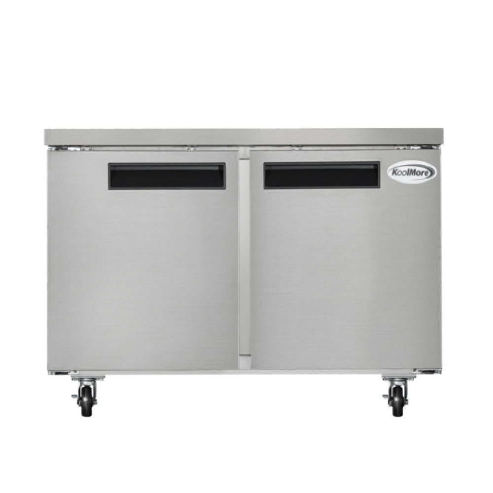 Koolmore KM-UCF-2DSS Commercial Undercounter Freezer 48"W X 29-1/2"D X 35-1/5"H