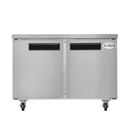 Koolmore KM-UCF-2DSS Commercial Undercounter Freezer 48"W X 29-1/2"D X 35-1/5"H