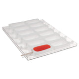 JB Prince M653 Pop Mold Tray Makes (12) 1-4/5"L X 3-3/5"W Pops Includes (50) Sticks