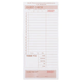 AllPoints 19098 Kng Loose Guest Check 4 Part 4 1/4 In X 9 In