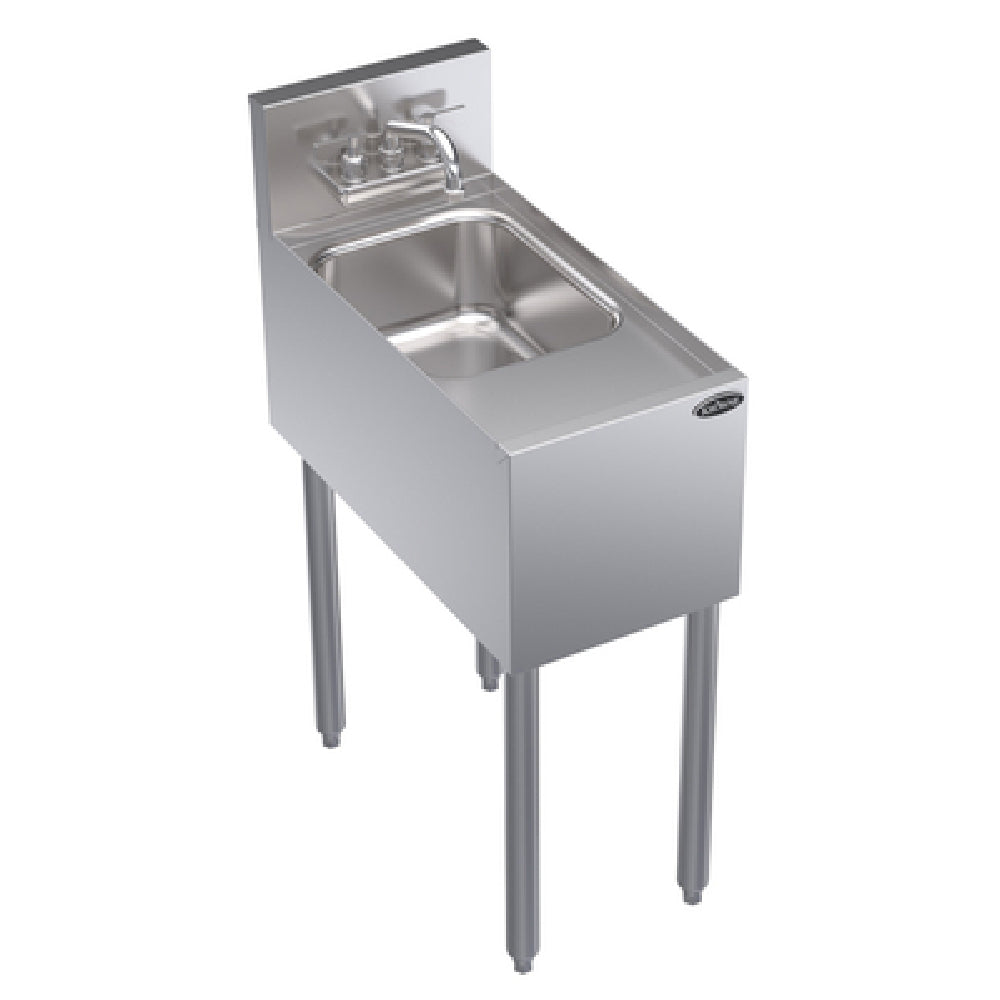 Krowne KR24-1C Royal Series Underbar Hand Sink Freestanding 12"W X 24"D X 36-1/2"H.O.A. (to Match Speedrail Depth)