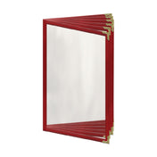 Risch TE-12V 5.5X8.5-NYLON Deluxe Sewn Nylon Menu Cover (specify Color) 5-1/2" X 8-1/2"
