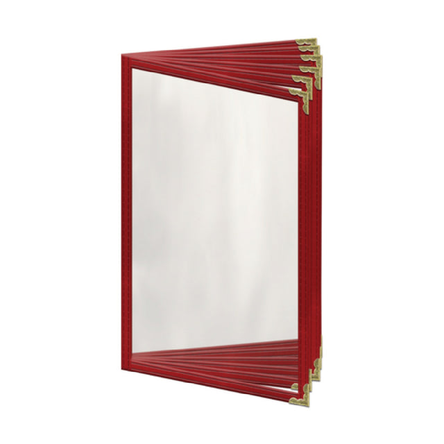 Risch TE-12V 5.5X8.5-NYLON Deluxe Sewn Nylon Menu Cover (specify Color) 5-1/2" X 8-1/2"