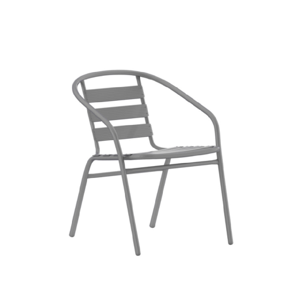 Flash Furniture TLH-018C-GG Lila Restaurant/Patio Stacking Armchair 352 Lb. Weight Capacity