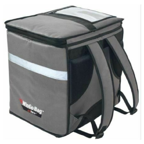 Winco BGDB-1616 WinGo Bag™ Premium Delivery Backpack 16"W X 13"D X 16"H Holds (8) Medium-size Containers