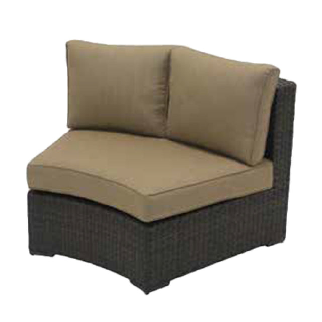 Plantation Prestige Commercial Furniture 8780200-028318 Key Largo Sectional Sofa Deep Seating Curved