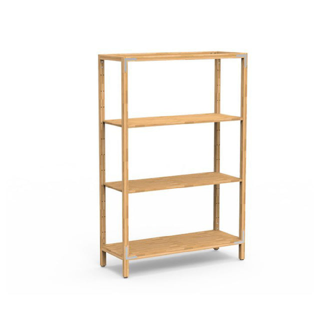 Steelite MGCCAN17NSXF Canvas Two Shelf Unit Natural Brushed Stainless Steel On Legs