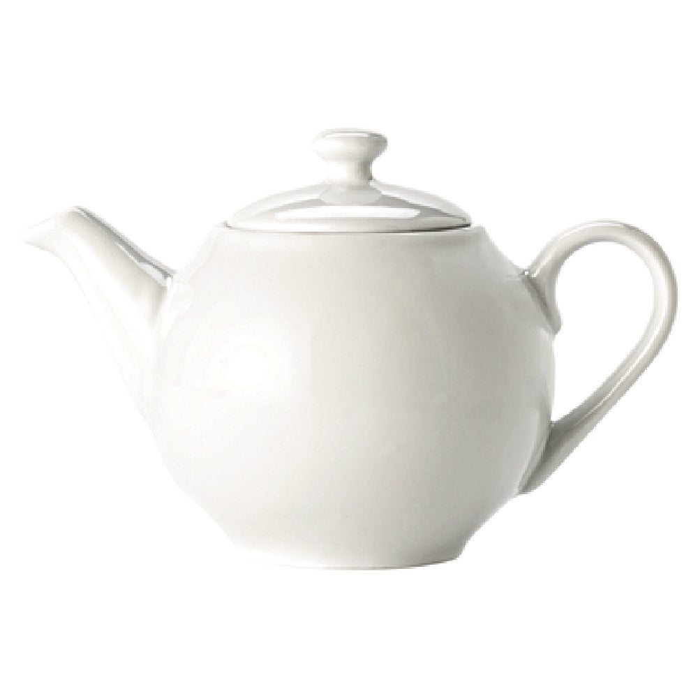 Libbey 999333040 (Formerly Syracuse China) Teapot 15 Oz. 6-1/2" Dia. X 4-3/8"H